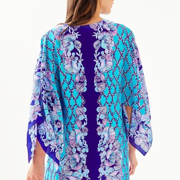 Lilly Pulitzer Blue and Purple Mini Dress - Picture 3 of 8